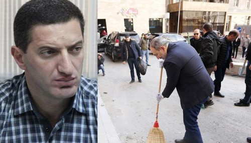  Սահմանադրությունը պատահմամբ հանդիպում ա էս մաքրասեր մարդուն ու հարցնում. Գևորգ Պետրոսյան