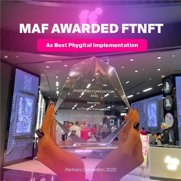 Դուբայի Էմիրեյթս մոլում անցկացված Convention 2023-ի ընթացքում ftNFT-ն ճանաչվեց լավագույն ֆիզիկական-թվային խանութը