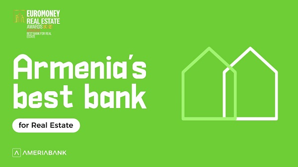 Euromoney-ն երկրորդ տարին անընդմեջ Ամերիաբանկը ճանաչել է ՀՀ լավագույն բանկն անշարժ գույքի ոլորտում