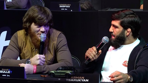 Թեժ զրույց Արման Ծառուկյանի և Շարա Բուլետի միջև՝ մամուլի ասուլիսի ժամանակ