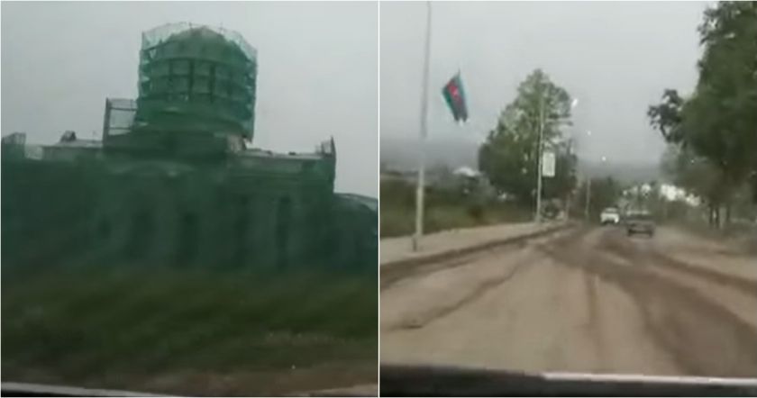 Շուշիի Ղազանչեցոց եկեղեցին և շրջակայքը հիմա. դե ծափ տվե՛ք և վայելեք Նիկոլի իշխանության պտուղները